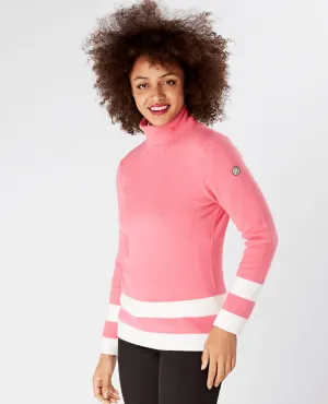 SWING OUT SISTER Cedar Sweater Hot Pink/White