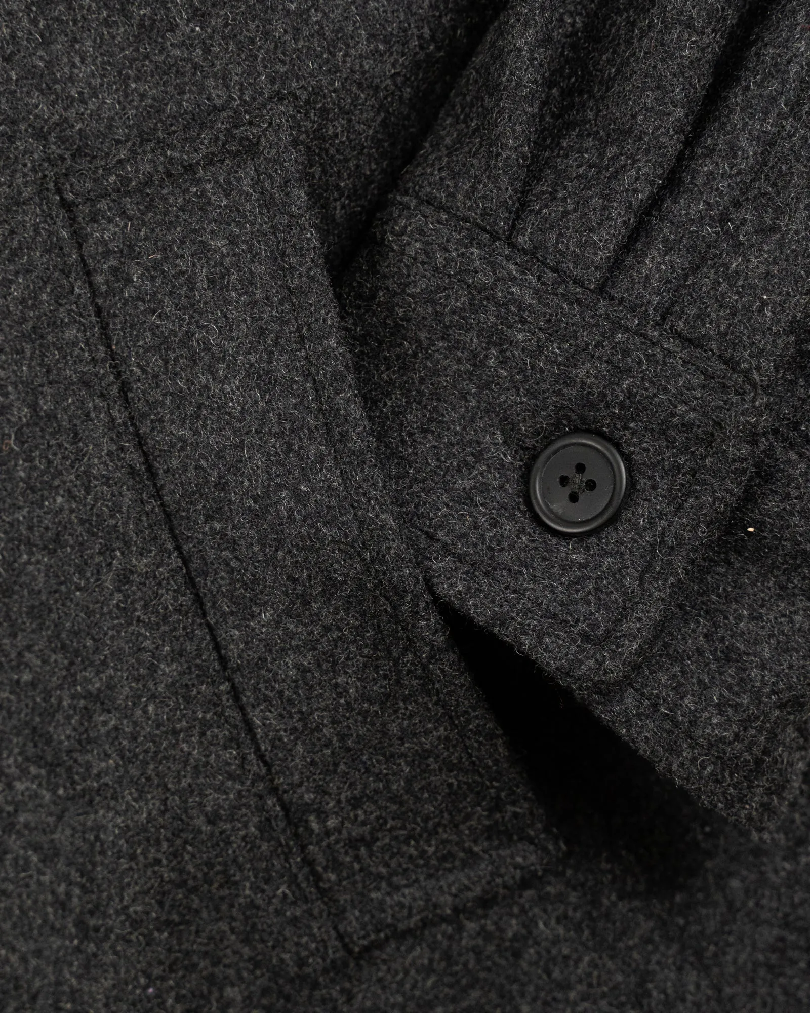 The Eddie Wool Coat in Charcoal- LIMITED SIZES