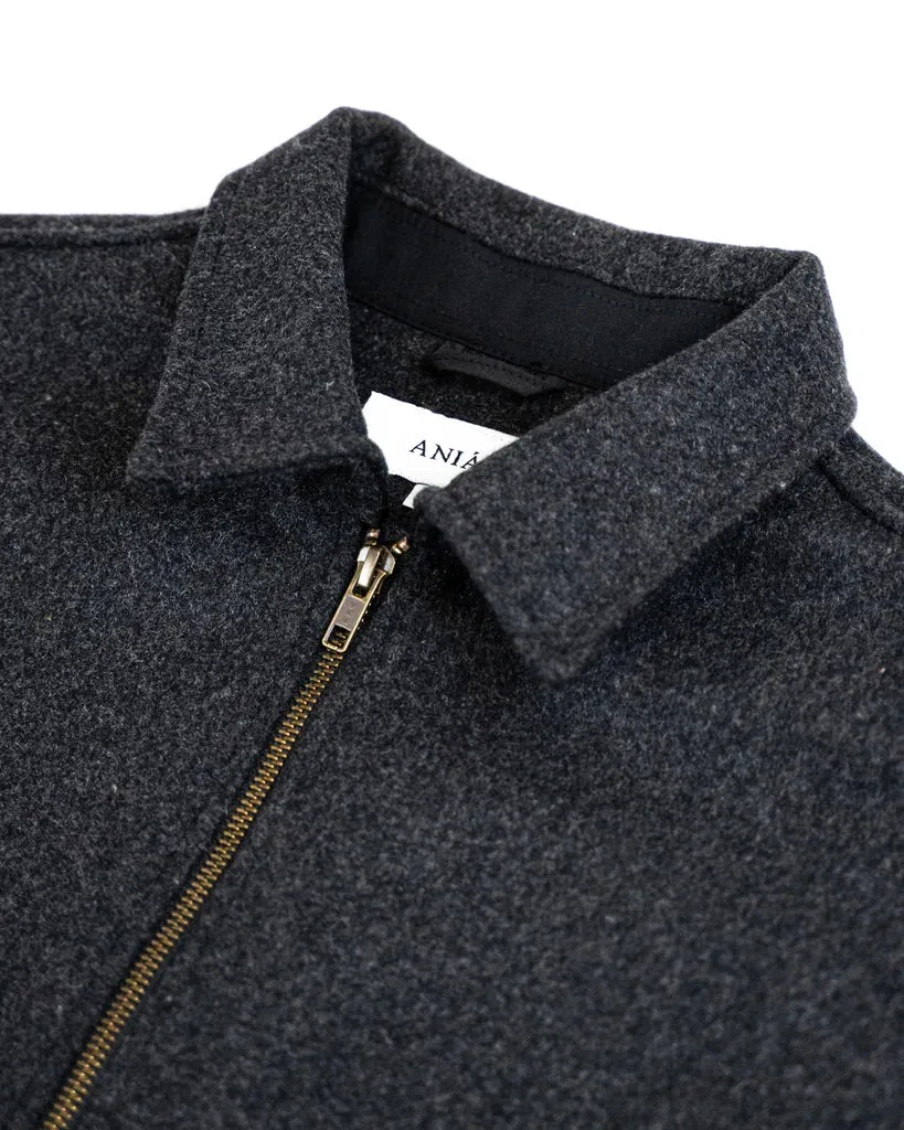 The Eddie Wool Coat in Charcoal- LIMITED SIZES