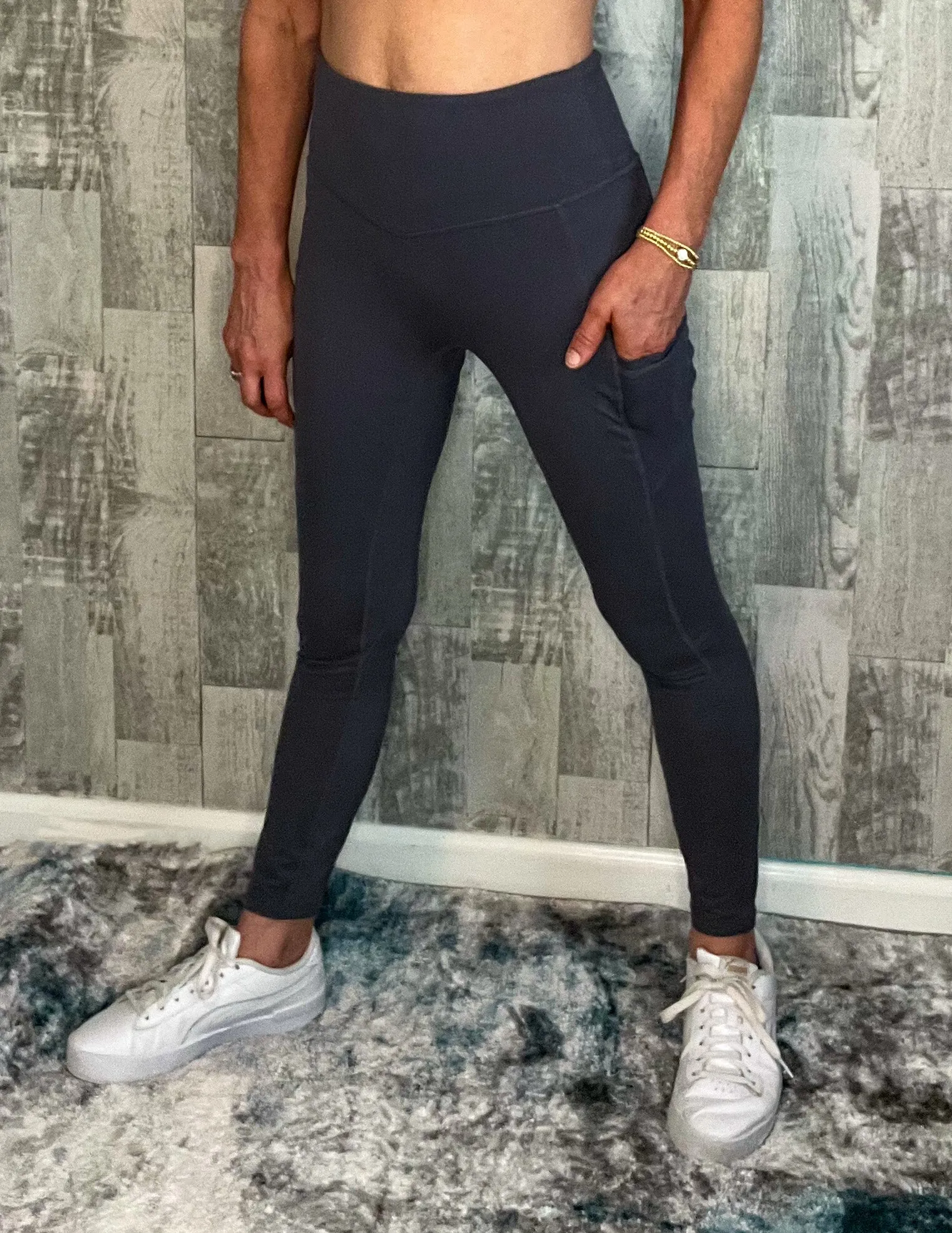 The Perfect Fit Seamless Leggings - Titanium