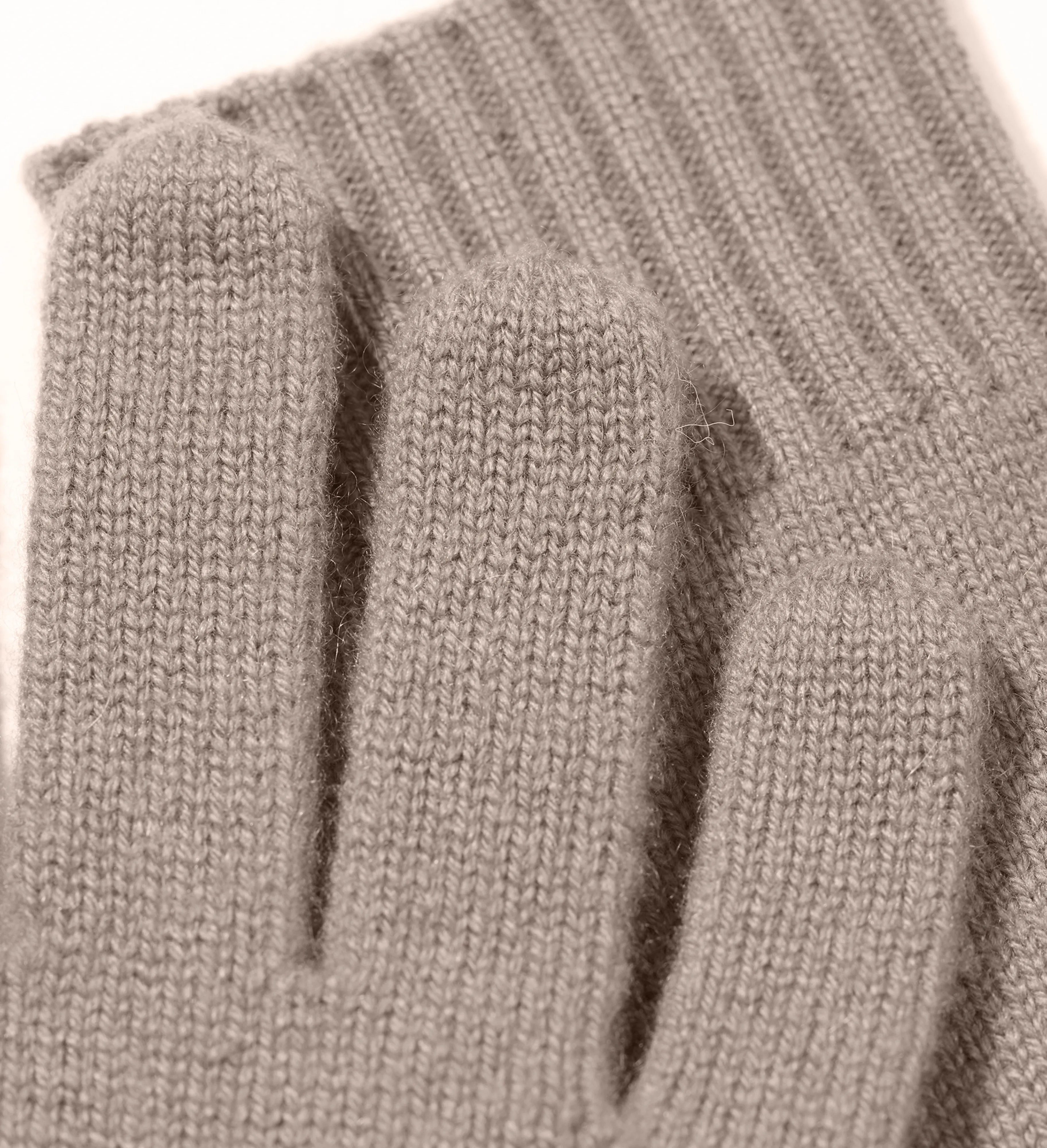 The Unisex Cashmere Plain Knit Gloves