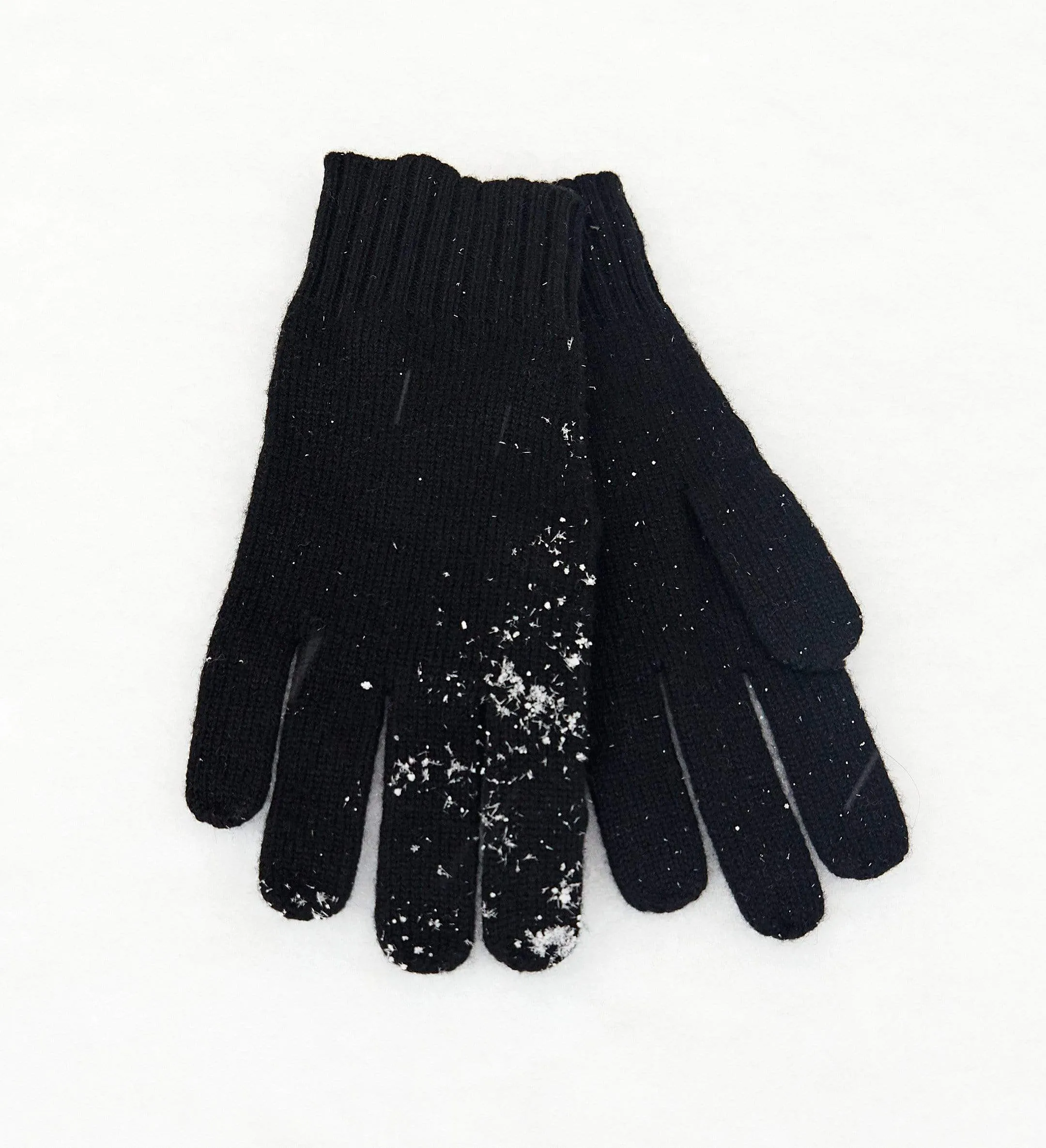 The Unisex Cashmere Plain Knit Gloves