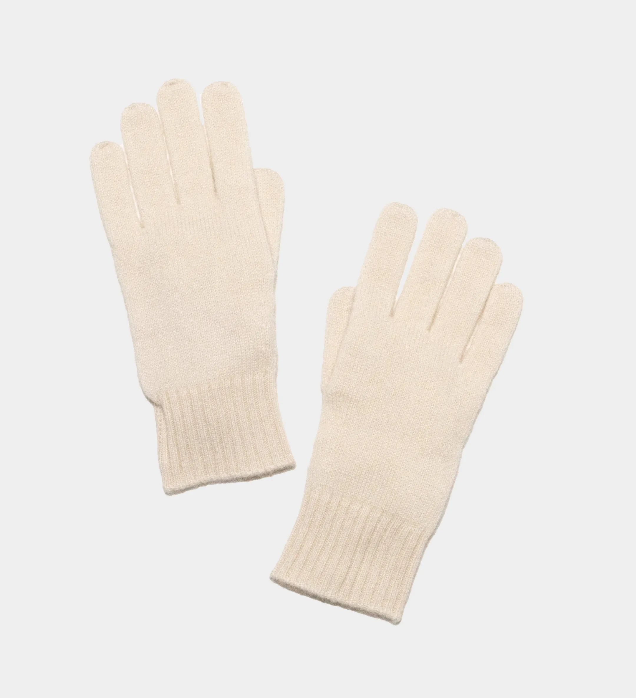 The Unisex Cashmere Plain Knit Gloves