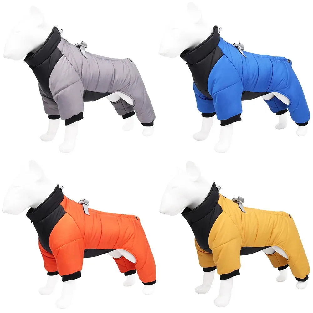 Thickened Winter Dog Jacket - Waterproof and Warm for Small to Medium Breeds