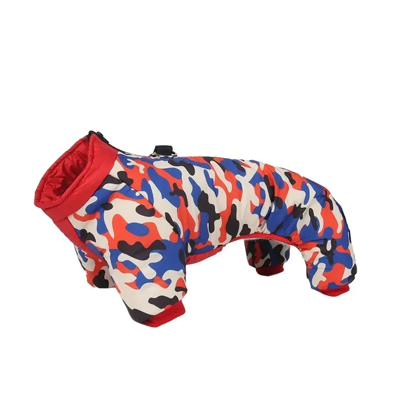 Thickened Winter Dog Jacket - Waterproof and Warm for Small to Medium Breeds