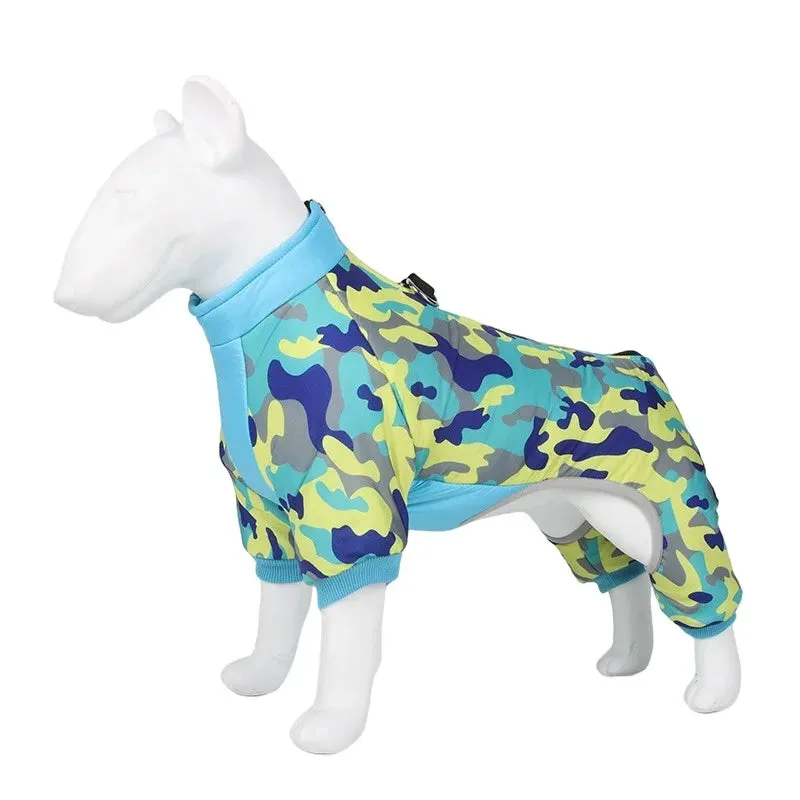 Thickened Winter Dog Jacket - Waterproof and Warm for Small to Medium Breeds