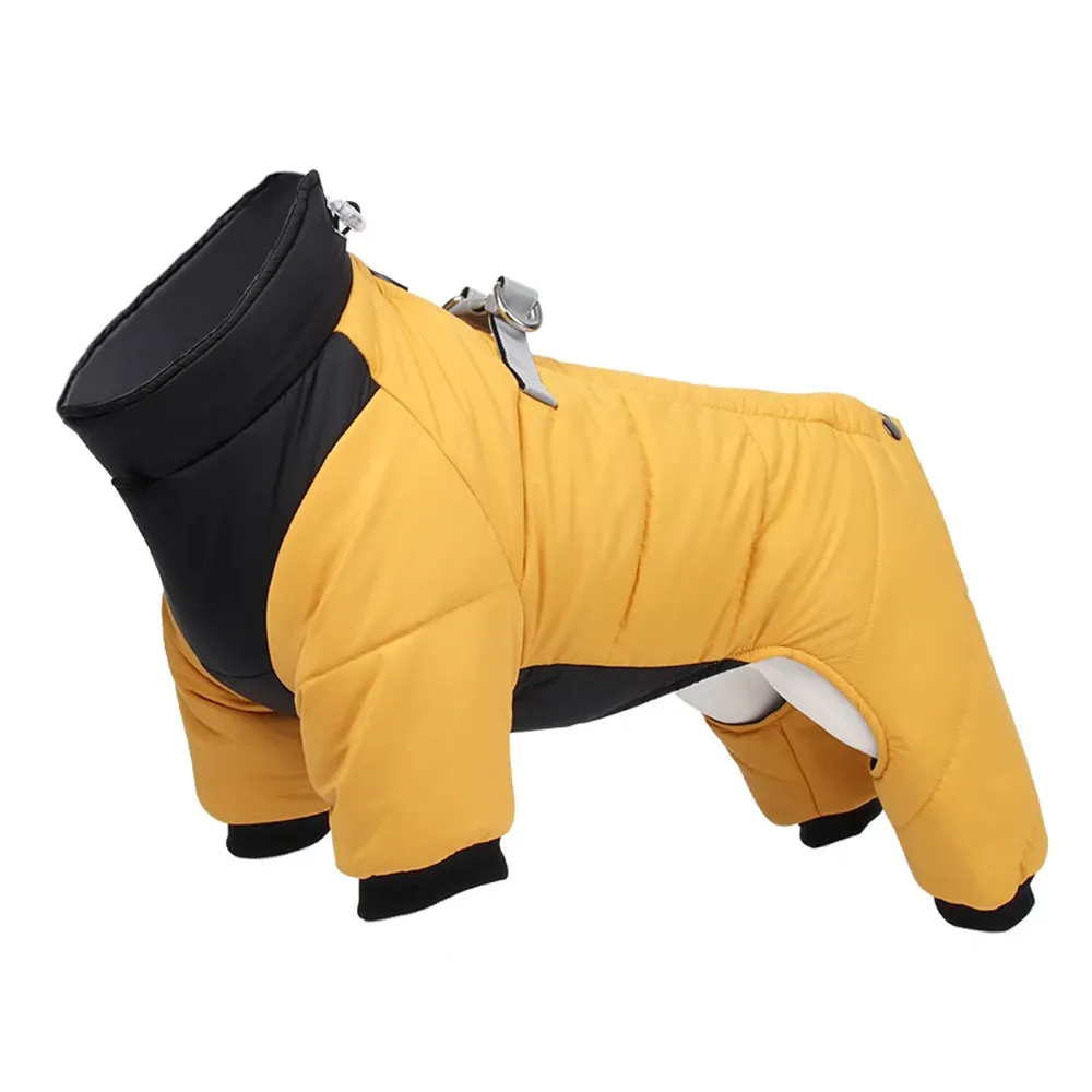 Thickened Winter Dog Jacket - Waterproof and Warm for Small to Medium Breeds