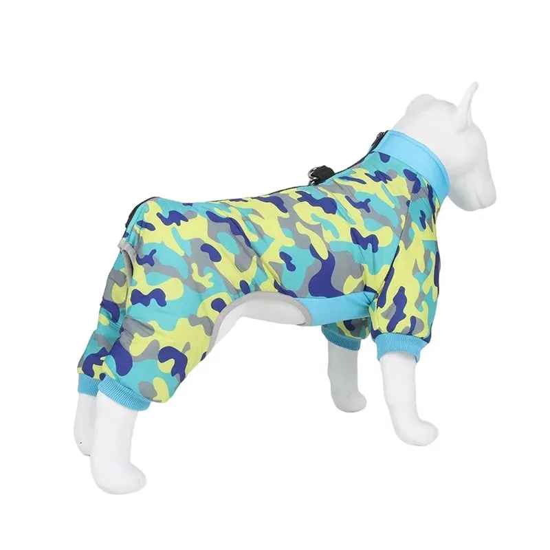 Thickened Winter Dog Jacket - Waterproof and Warm for Small to Medium Breeds