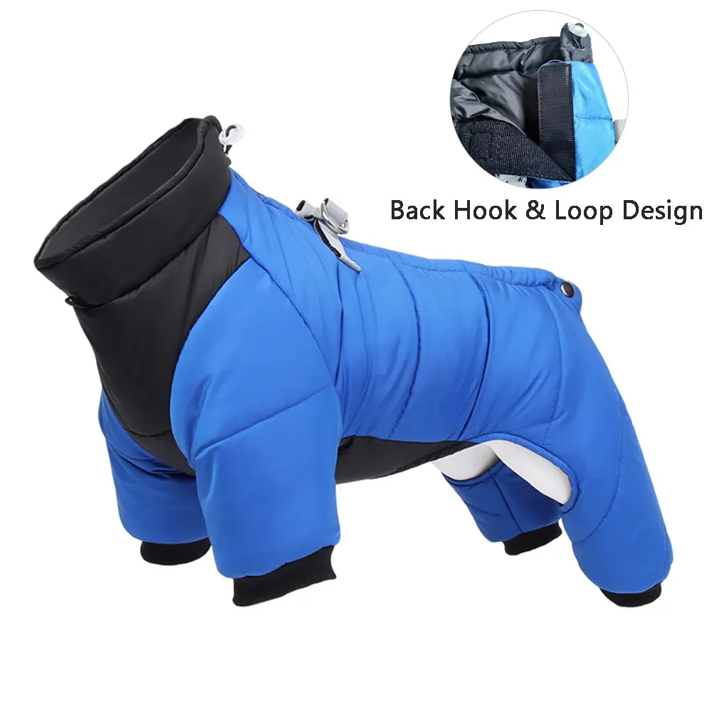 Thickened Winter Dog Jacket - Waterproof and Warm for Small to Medium Breeds