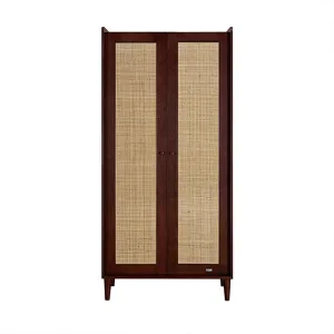 Tutti Bambini Japandi Wardrobe  - Warm Walnut