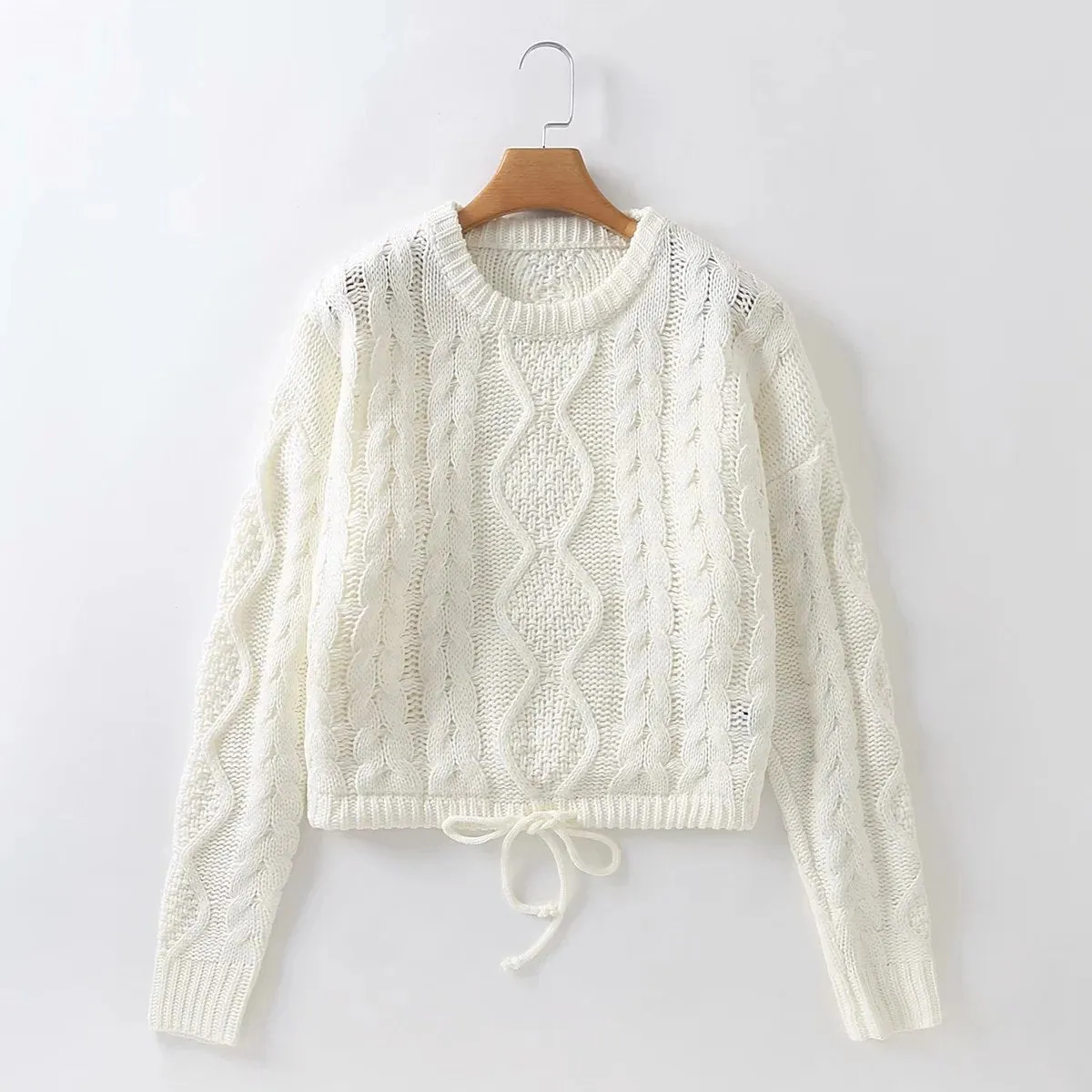 Twist Knitted Pullover Sweater Jumper Top Oversized Sweater