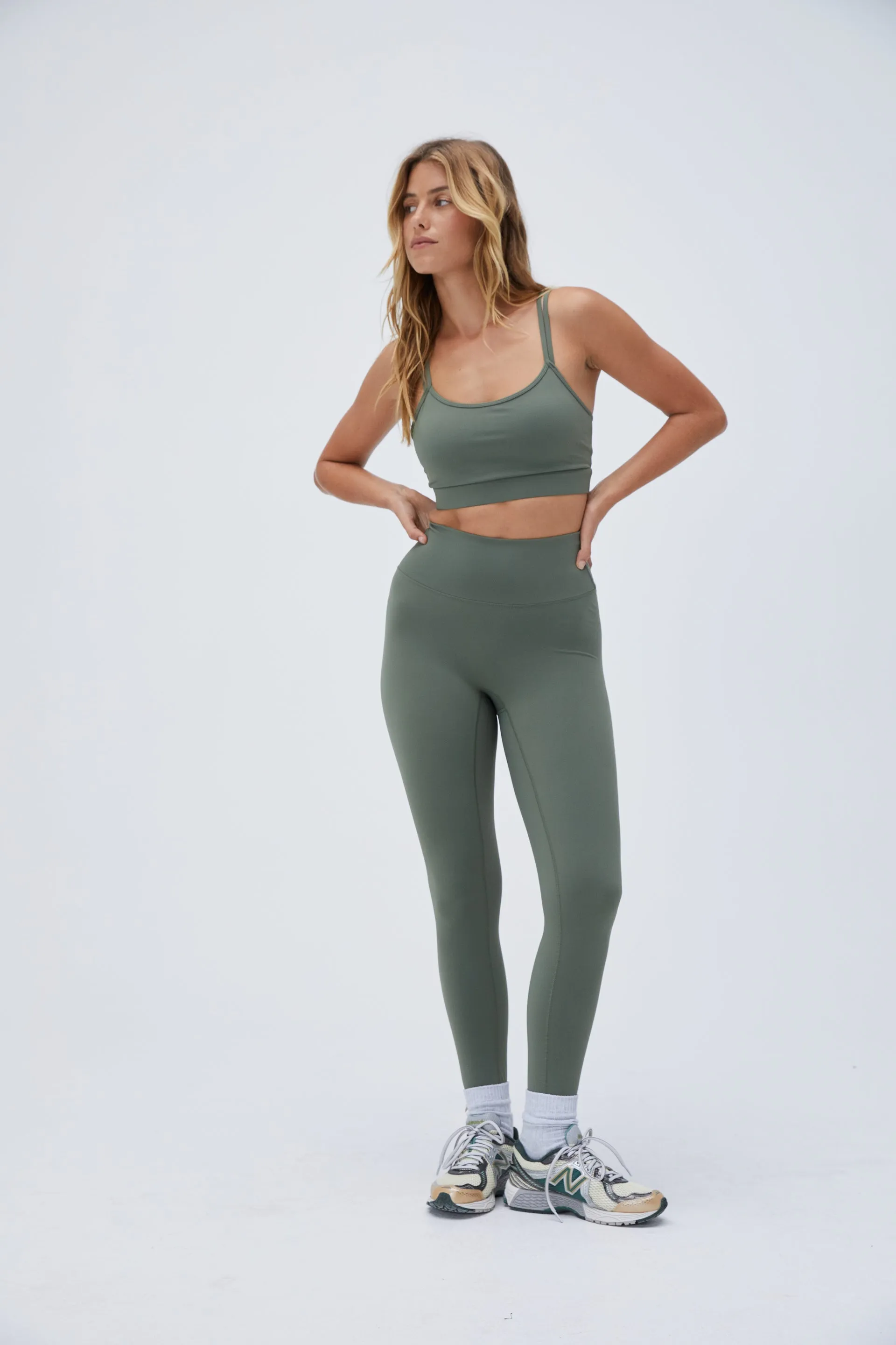 Ultimate Leggings - Khaki Green