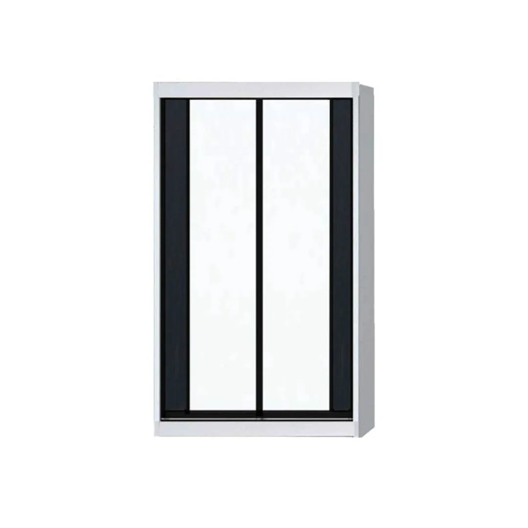 Valkyrie Modular Wardrobe (White with Black Glass)