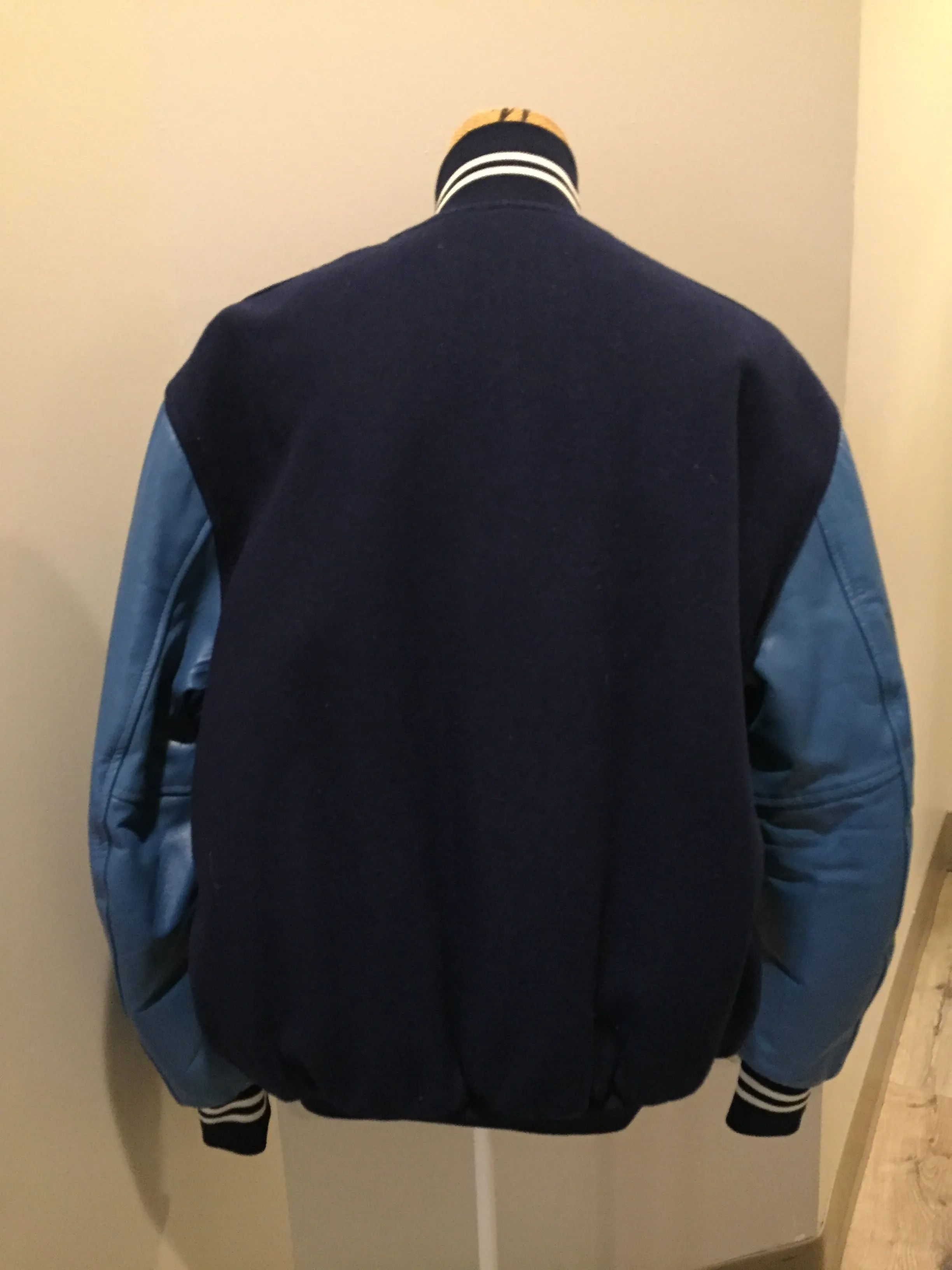 Vintage Blue Varsity Jacket, SOLD