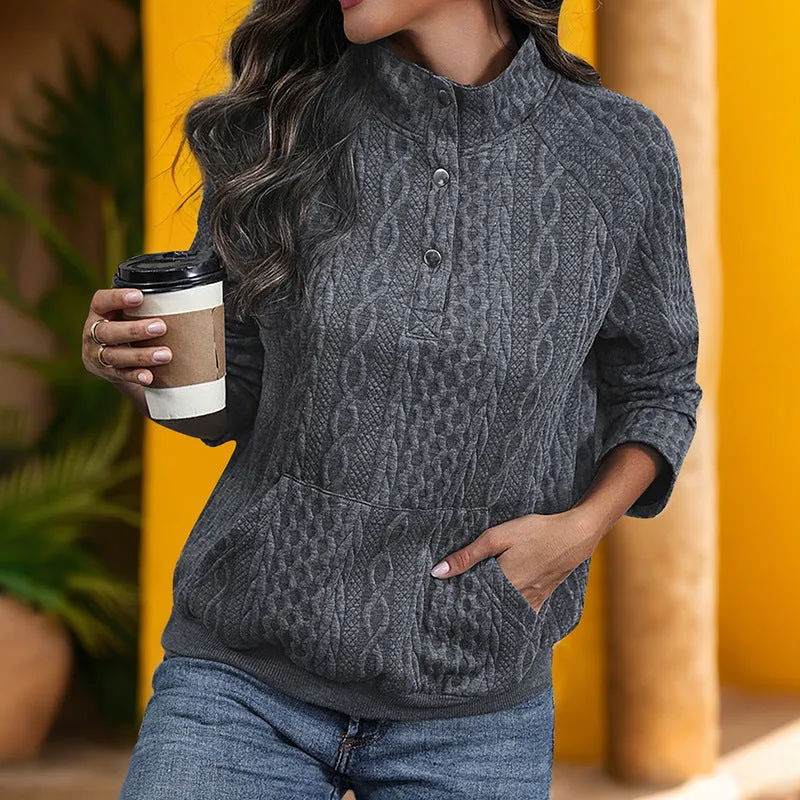 Warm Sleeve Sweatshirt blouse