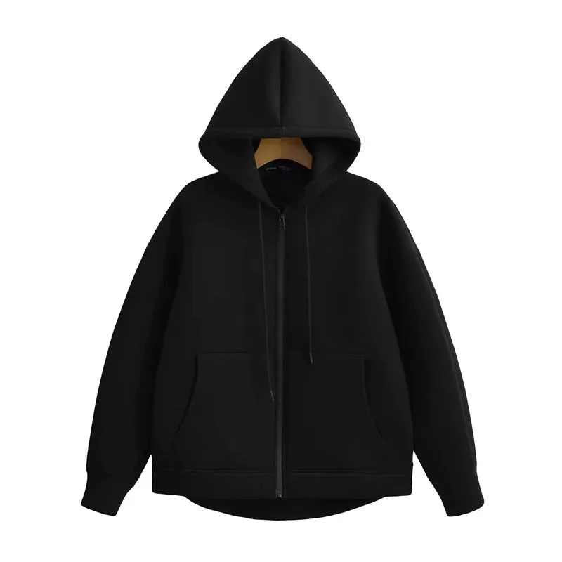 Women's Casual Oversized Hoodie with Double Pockets | Ideal for Autumn/Winter