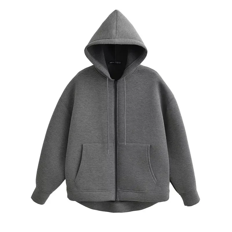 Women's Casual Oversized Hoodie with Double Pockets | Ideal for Autumn/Winter