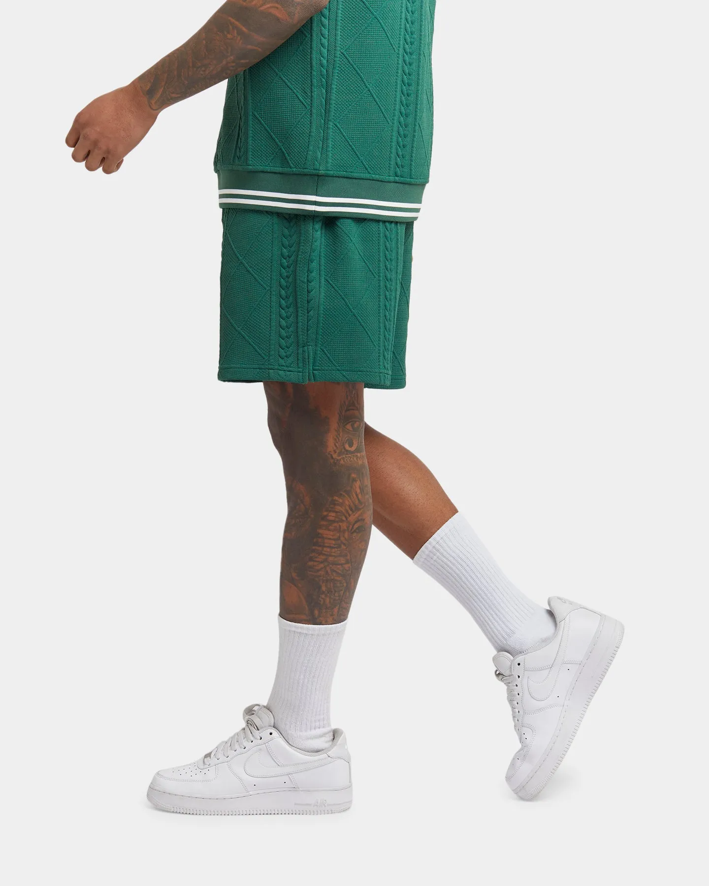 XXIII Danny Knit Shorts Dark Green