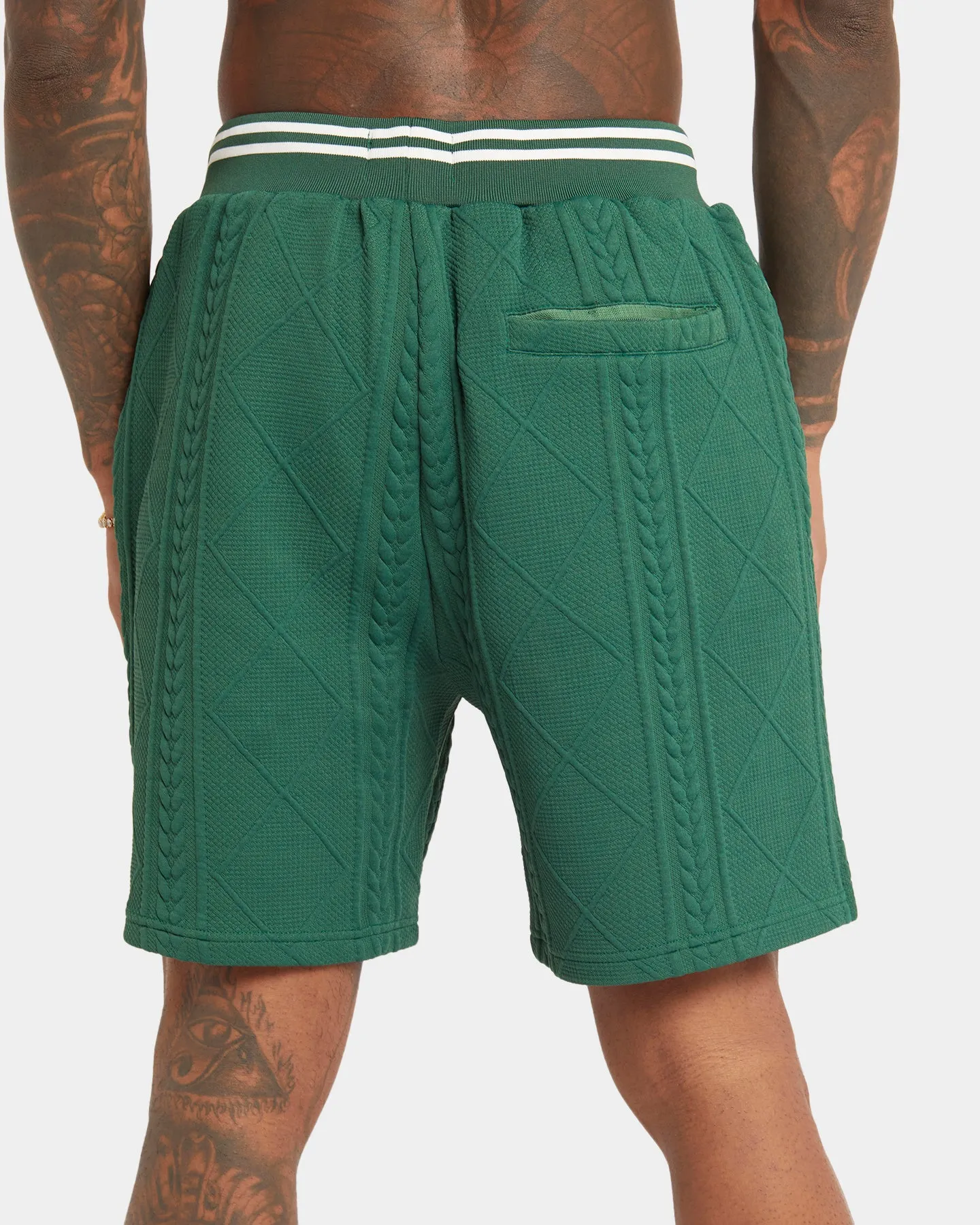 XXIII Danny Knit Shorts Dark Green