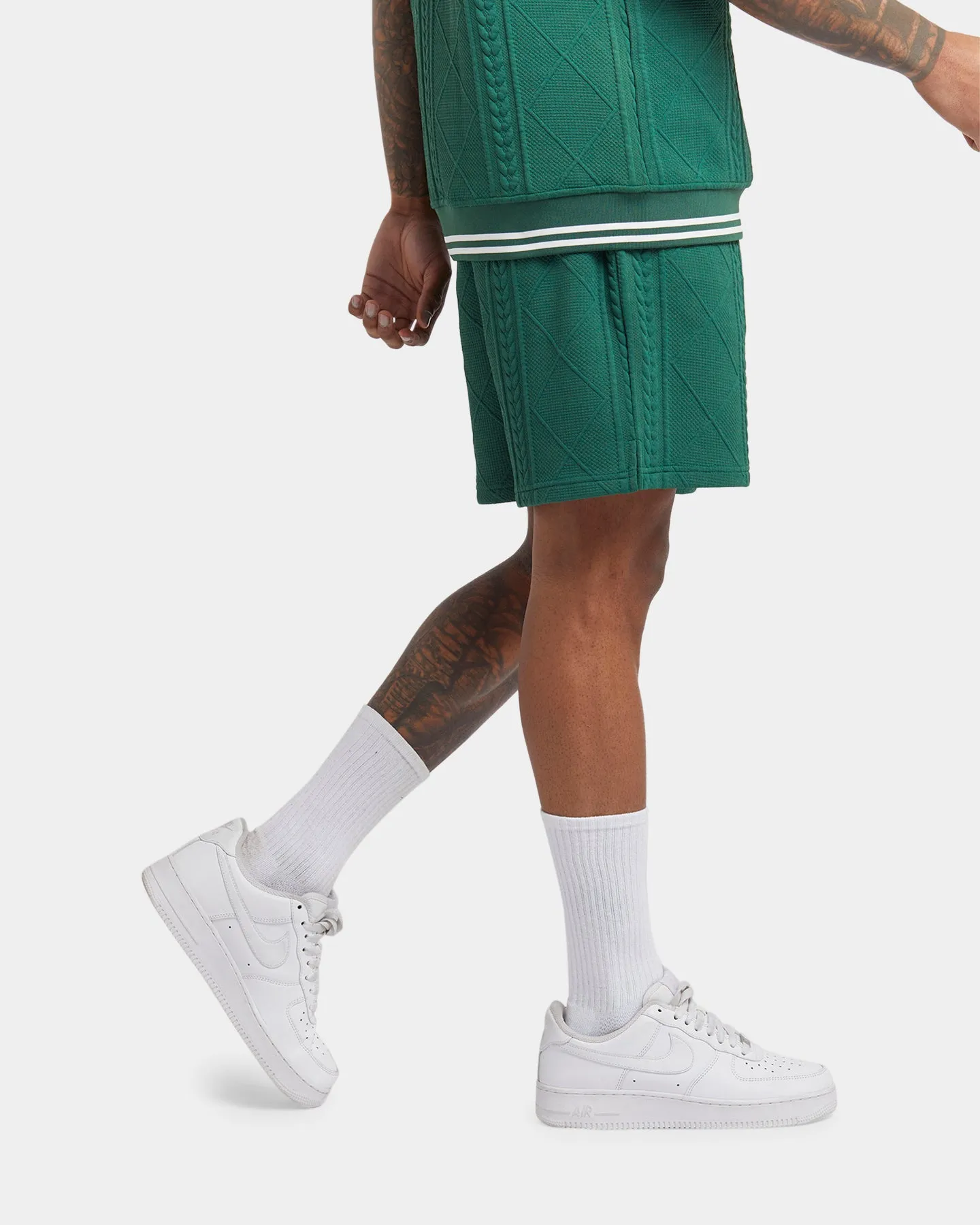 XXIII Danny Knit Shorts Dark Green